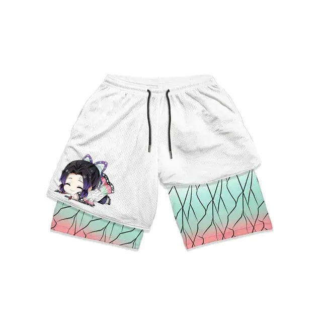 Anime Gym Shorts For Men