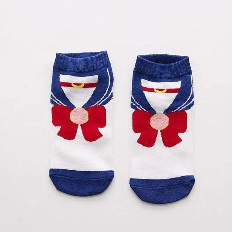 Anime-Inspired Printed Socks